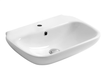 CLEAR - Countertop single ceramic washbasin by Olympia Ceramica - view 2